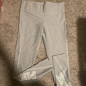 Pink Victoria Secret Grey Yoga pant leggings